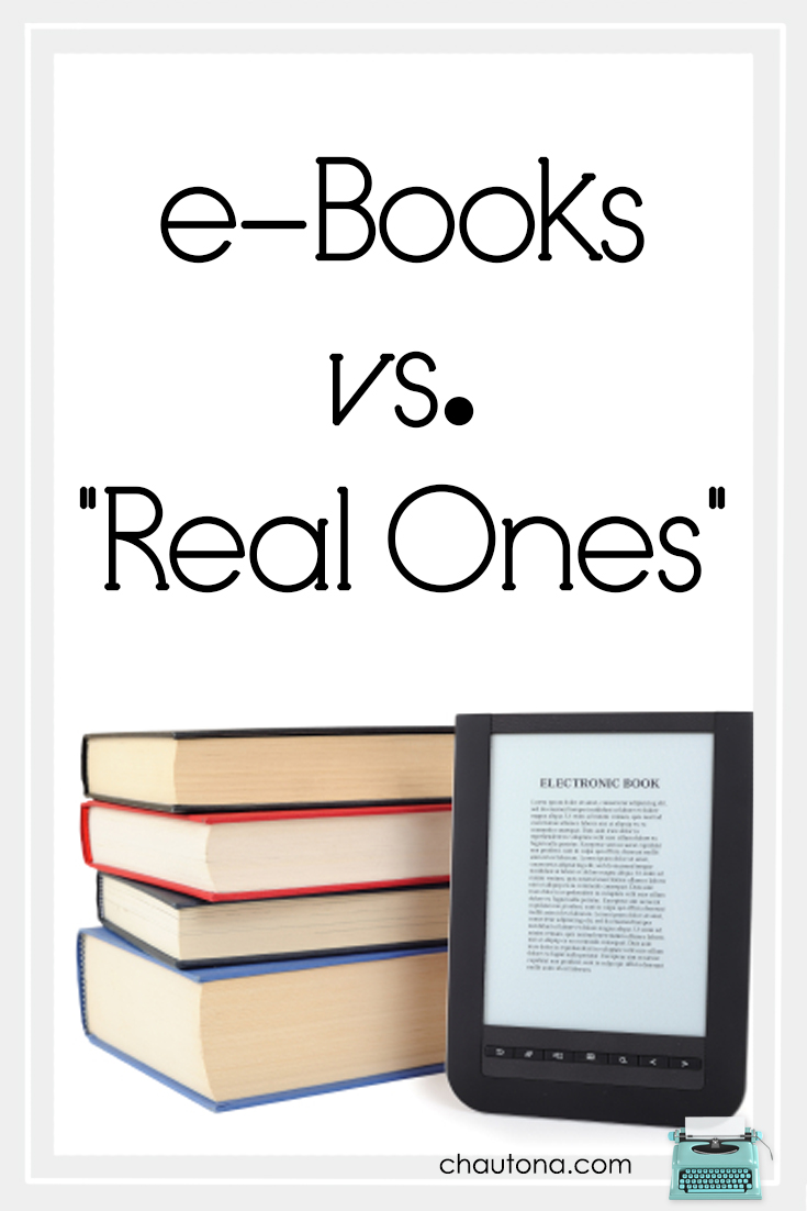 e-books vs. real ones