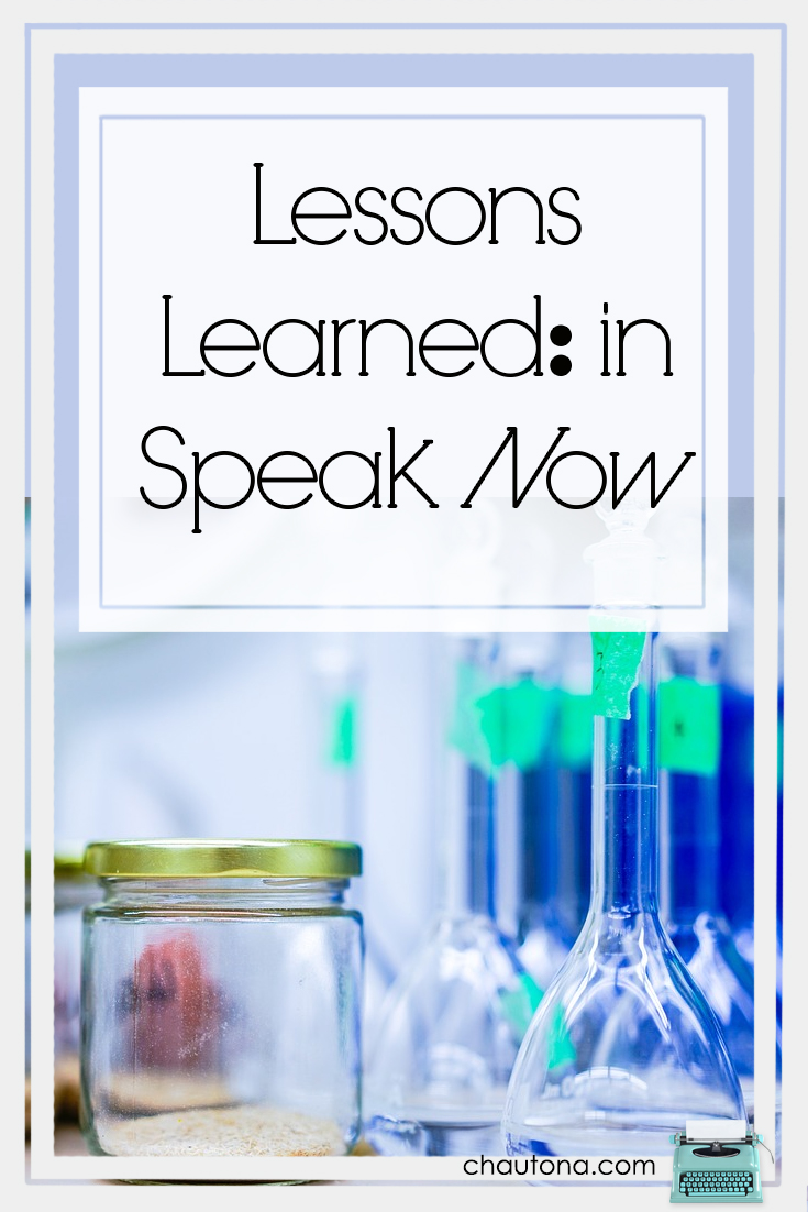 Lessons Learned: in Speak Now