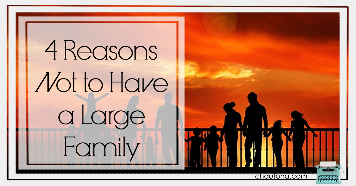 4 reasons not to have a large family
