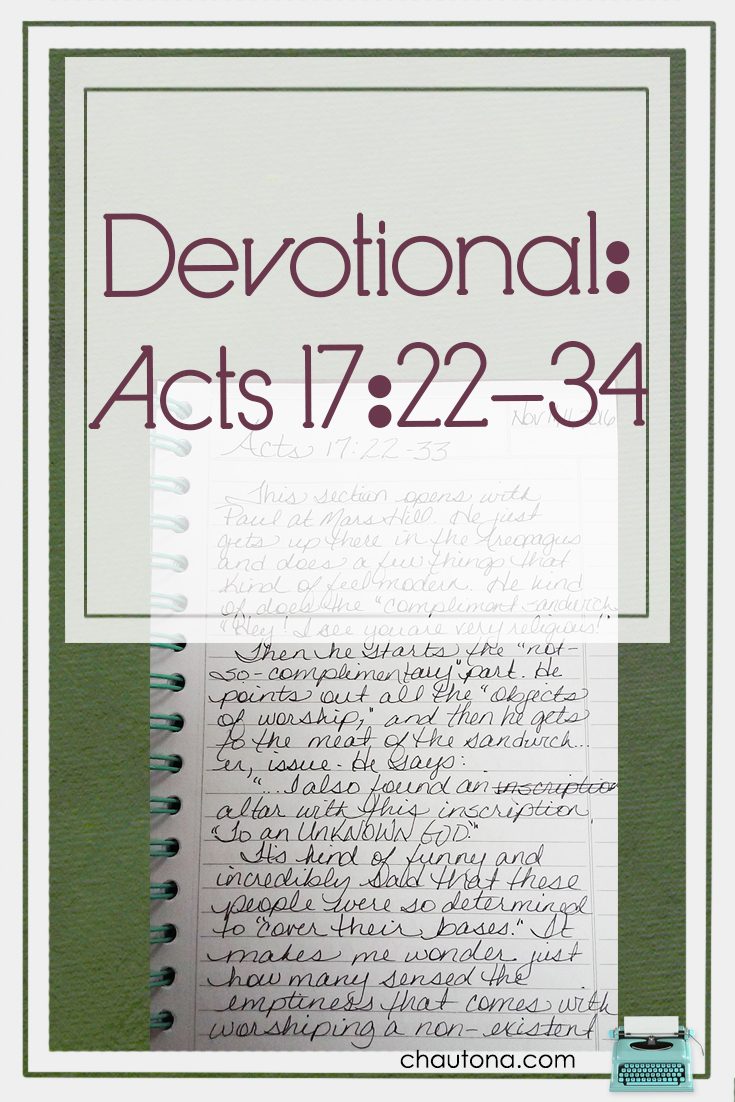 Acts 17 Devotional