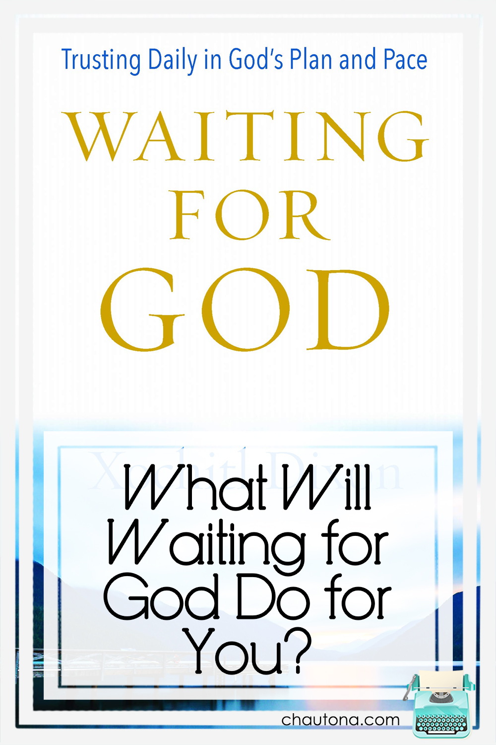 Written with experience, compassion, and gripping faith, Waiting for God prepares you for the journey ahead--one of waiting for God in everything. via @chautonahavig