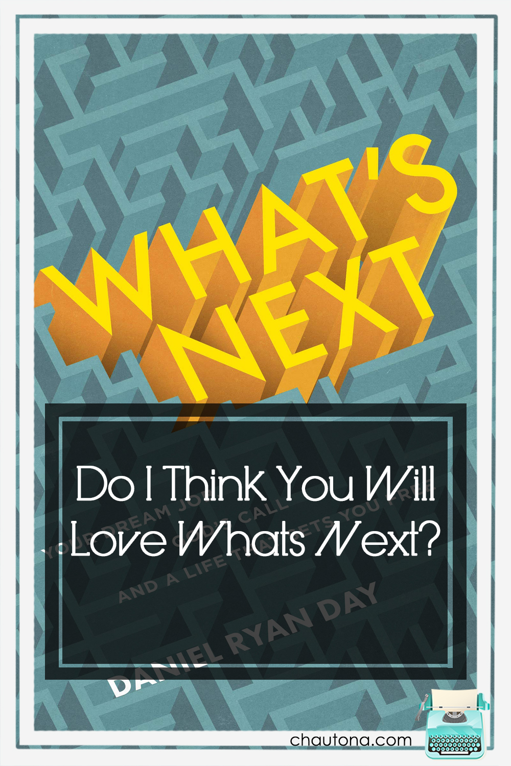 When life brings you to the point where all you can think of is, "What's Next?" this book might help you remember Who to turn to for the answer to the question via @chautonahavig