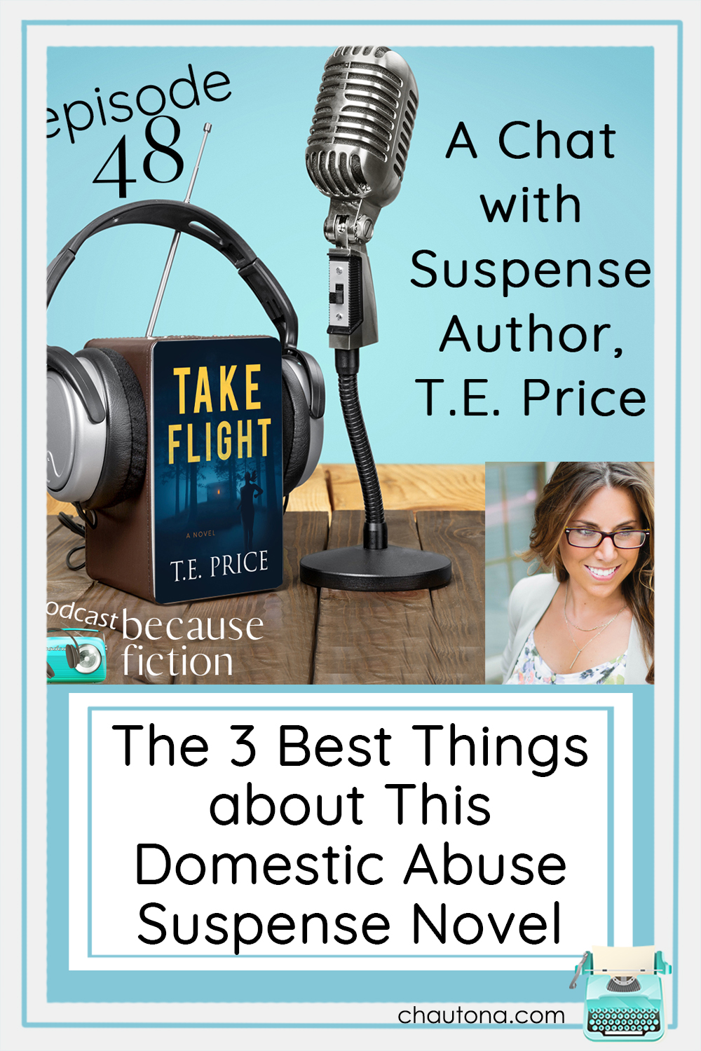 This week's episode is an interview with T.E. Price, and guys... her book, Take Flight--you've got to read this and you've got to hear why Tiffany wrote it. via @chautonahavig