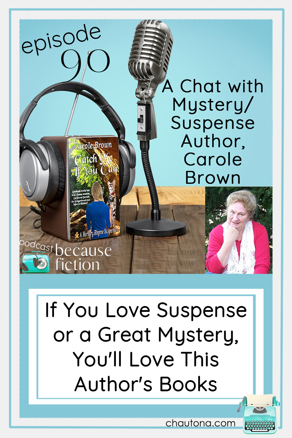 If you love Mystery and/or Suspense, Carole Brown is sure to have something to whet your literary appetite--contemporary, western, historical via @chautonahavig
