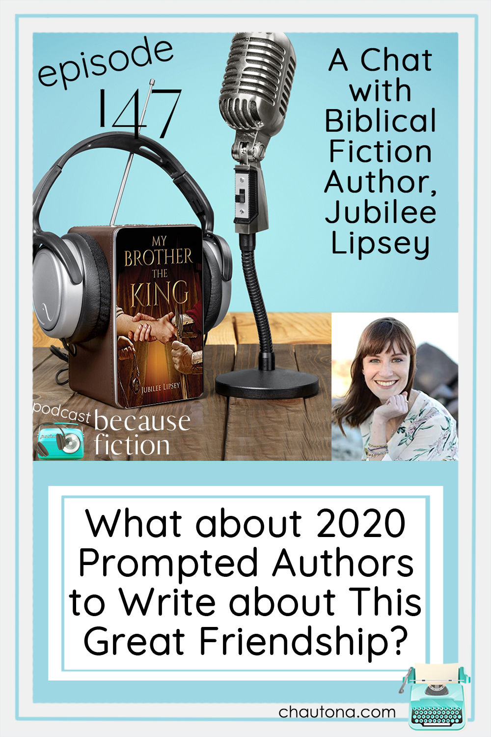 Jubilee Lipsey has loved the story of Joseph all her life, so why did she write her first series about David and Jonathan instead? via @chautonahavig