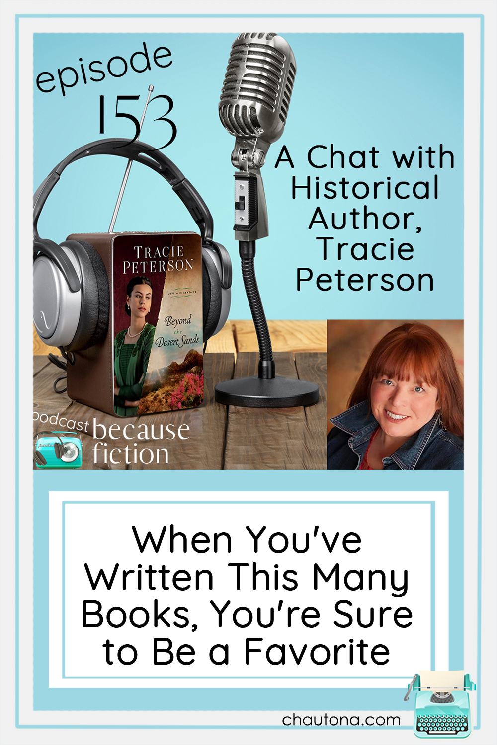 Listen in to find out about Tracie Peterson and her latest (and upcoming) releases in the Love on the Santa Fe series! via @chautonahavig