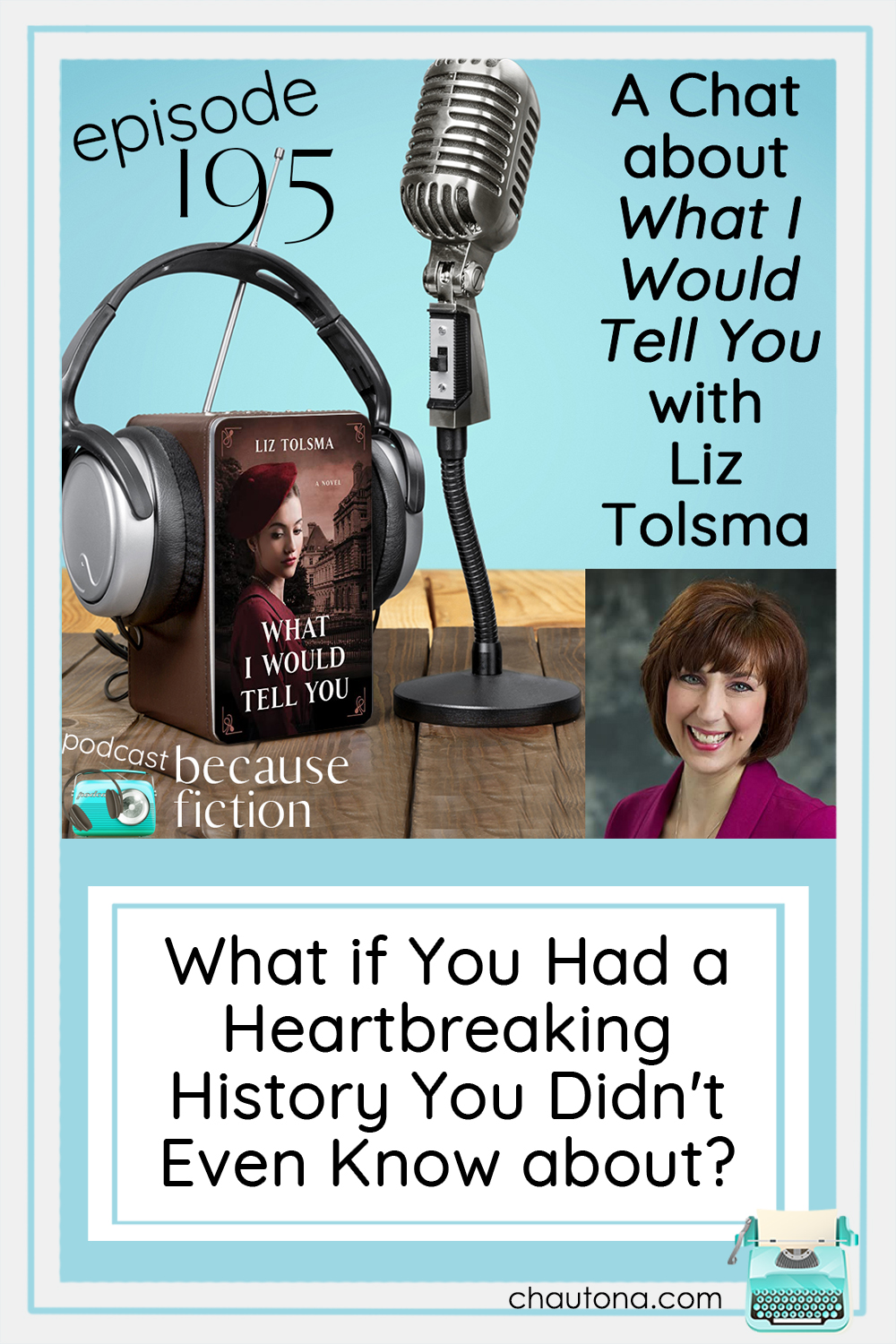 What I Would Tell You by Liz Tolsma is a split-time DNA surprise novel that takes you back to WWII Greece & history that might surprise you. via @chautonahavig