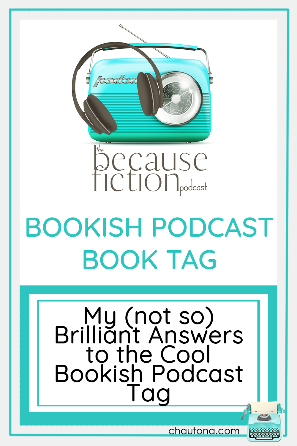 Nicole and the Undending TBR over on Instagram tagged me in the Bookish Podcast Tag and I went for it. Here are my not-so-Brilliant replies! via @chautonahavig