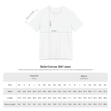 Unisex Jersey Short Sleeve Tee